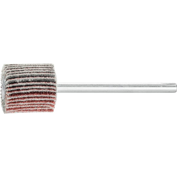 Pferd 5/8" x 5/8" Mini Mounted Flap Wheel - 1/8" Shank - Aluminum Oxide 80 Grit 45099 - main